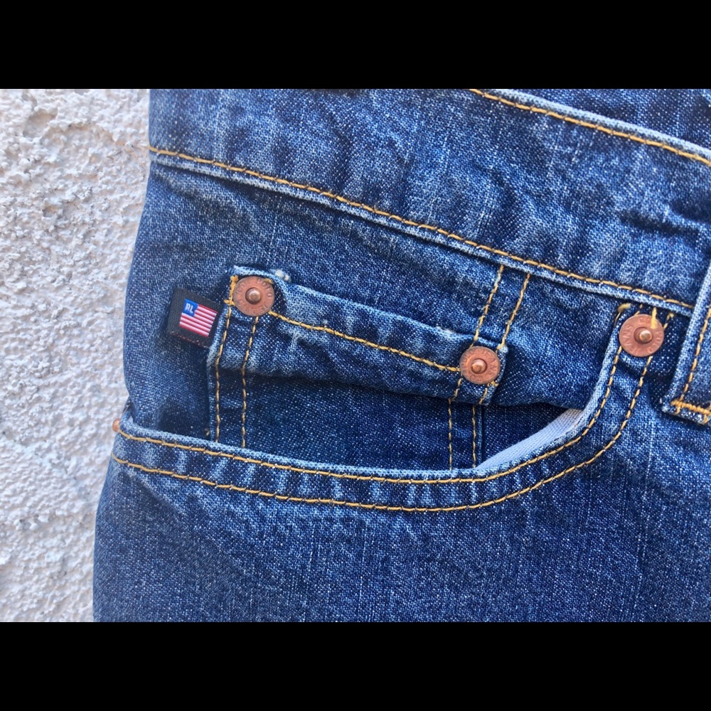 ralph lauren dark wash jeans